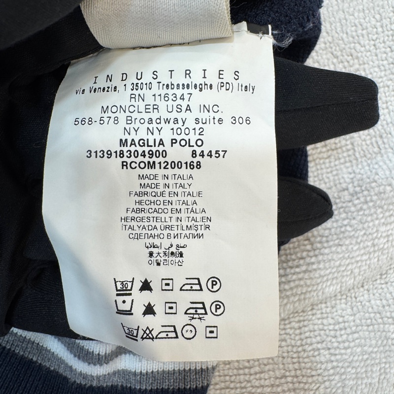 Moncler 海軍藍Polo 衫-12