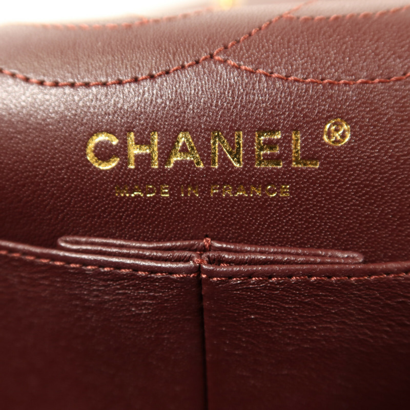 CHANEL 牛皮皮革2.55 Medium金扣鏈帶肩背袋-5