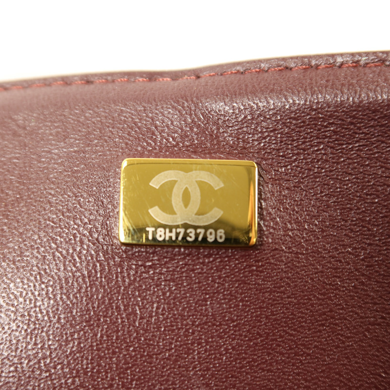 CHANEL 牛皮皮革2.55 Medium金扣鏈帶肩背袋-6