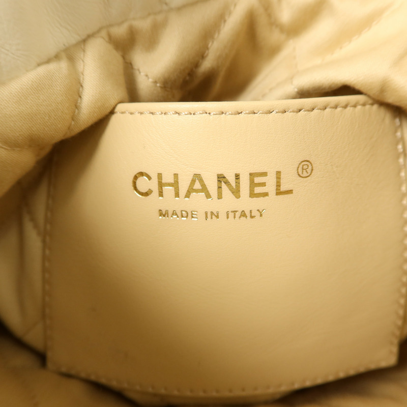 CHANEL 牛皮皮革Chanel 22 Mini金扣手挽肩背兩用袋-6