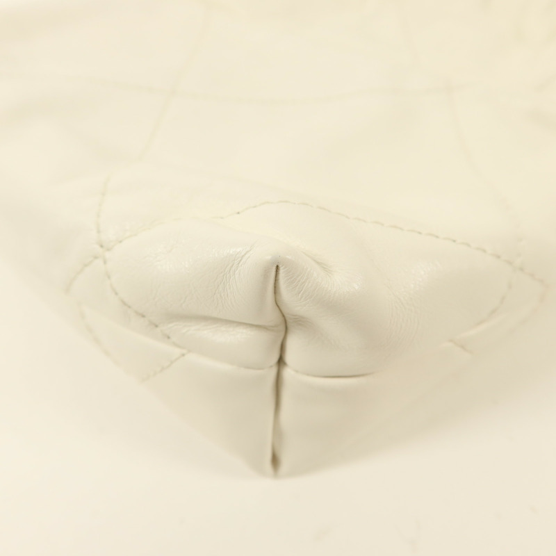 CHANEL 牛皮皮革Chanel 22 Mini金扣手挽肩背兩用袋-12