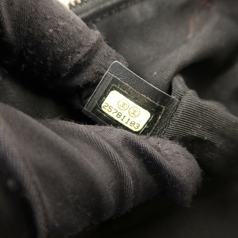 CHANEL PVC/牛皮皮革Shoulder Bag銀扣肩背袋-8