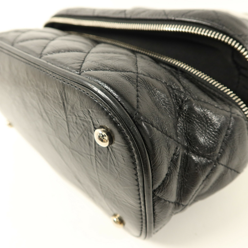 CHANEL PVC/牛皮皮革Shoulder Bag銀扣肩背袋-11