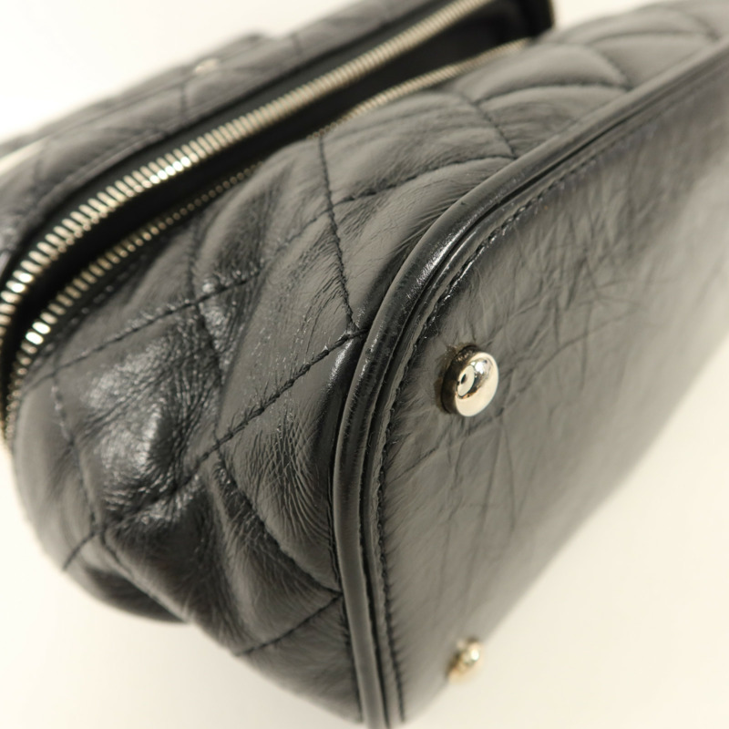 CHANEL PVC/牛皮皮革Shoulder Bag銀扣肩背袋-12