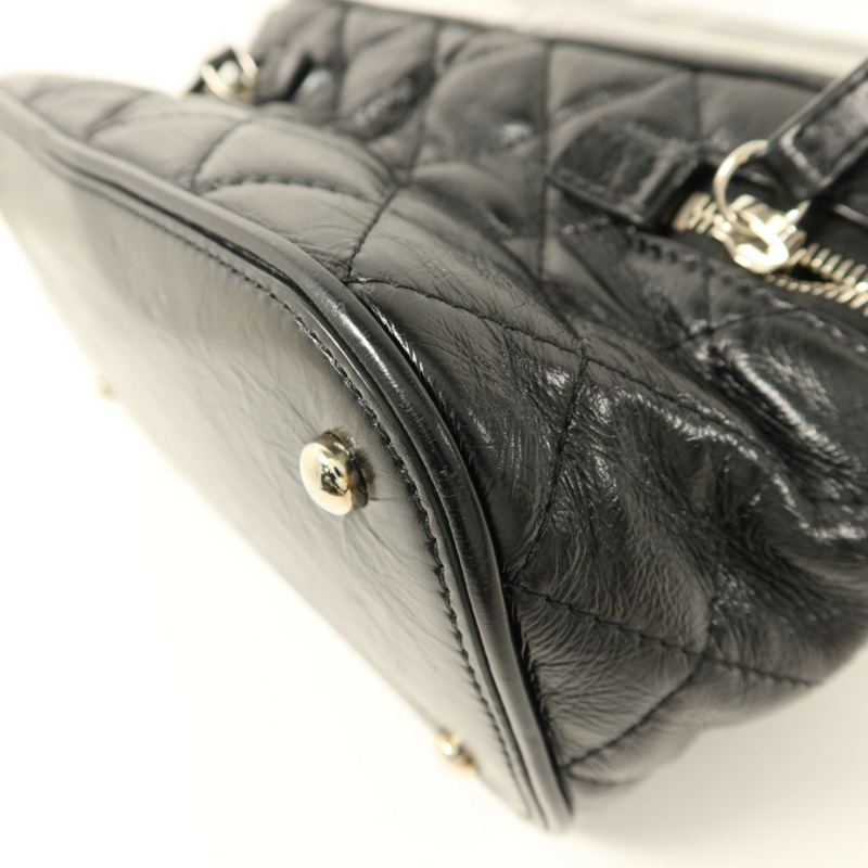 CHANEL PVC/牛皮皮革Shoulder Bag銀扣肩背袋-13