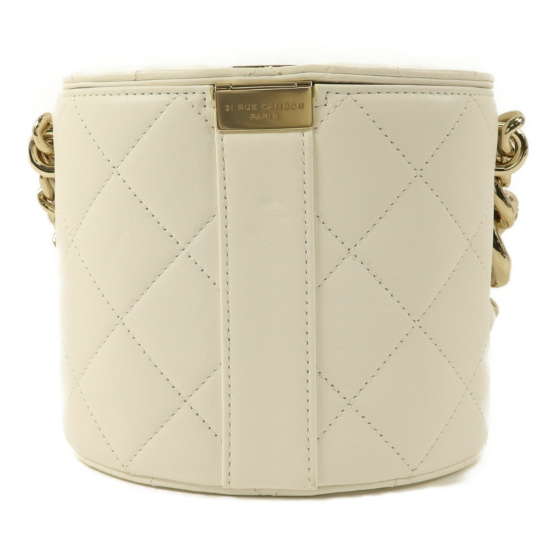 CHANEL 牛皮皮革Shoulder Bag金扣鏈帶肩背袋-1