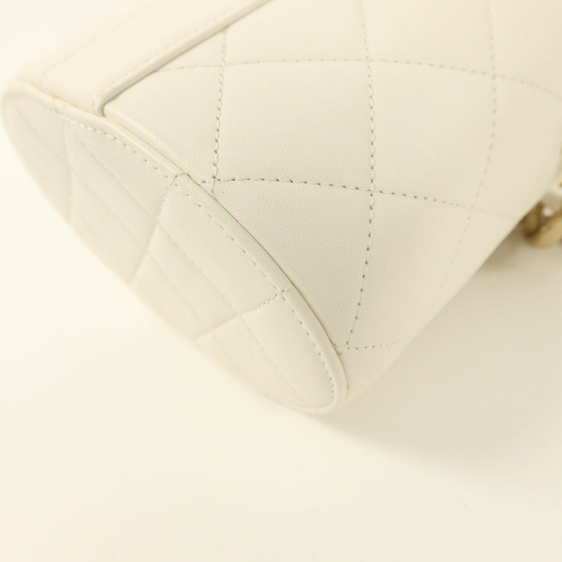 CHANEL 牛皮皮革Shoulder Bag金扣鏈帶肩背袋-13