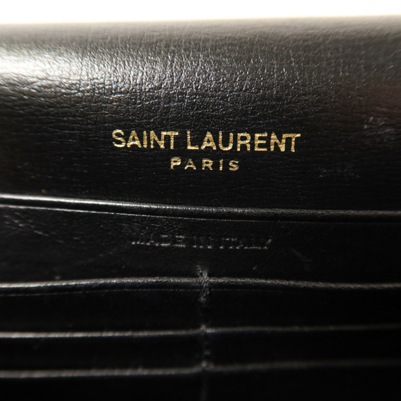 SAINT LAURENT 牛皮皮革Sunset Mini金扣鏈帶手挽肩背兩用袋-5