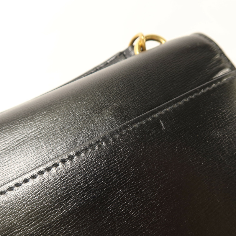 SAINT LAURENT 牛皮皮革Sunset Mini金扣鏈帶手挽肩背兩用袋-15