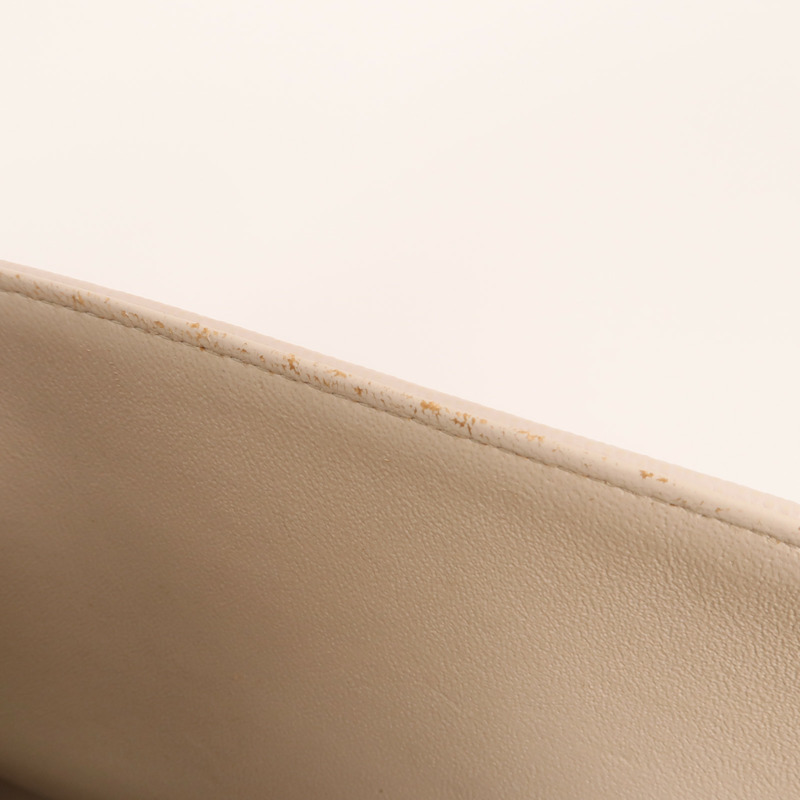 CHANEL 牛皮皮革Large Classic銀扣鏈帶肩背袋-17