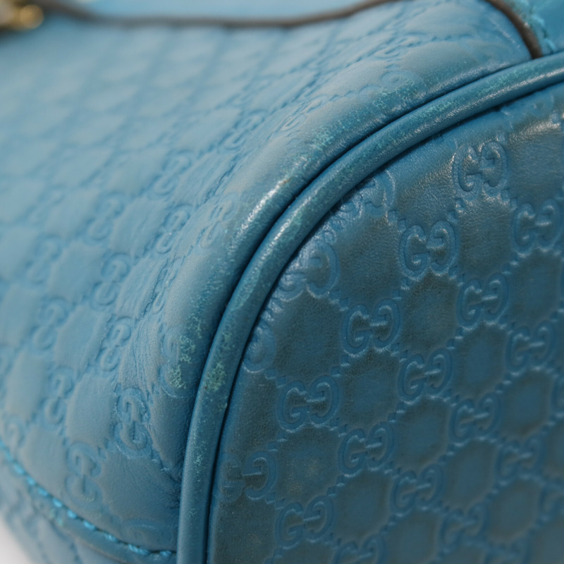 GUCCI 牛皮皮革Mini Dome金扣手挽肩背兩用袋-11