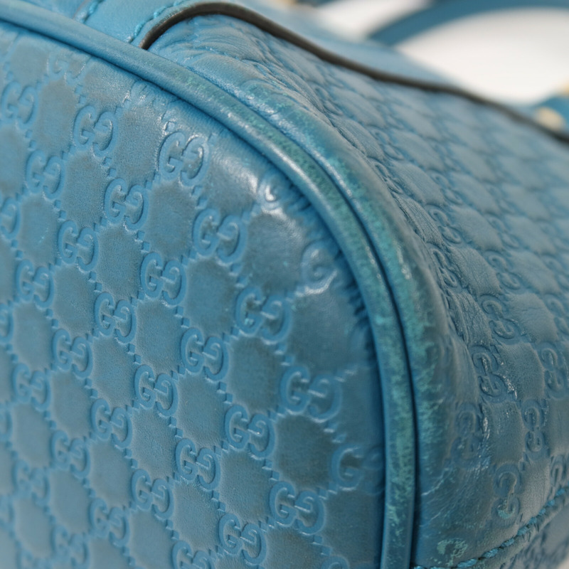 GUCCI 牛皮皮革Mini Dome金扣手挽肩背兩用袋-12