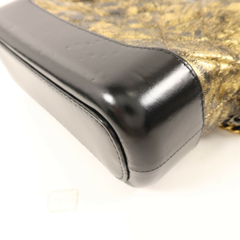 CHANEL 牛皮皮革Gabrielle Small鏈帶肩背袋-12