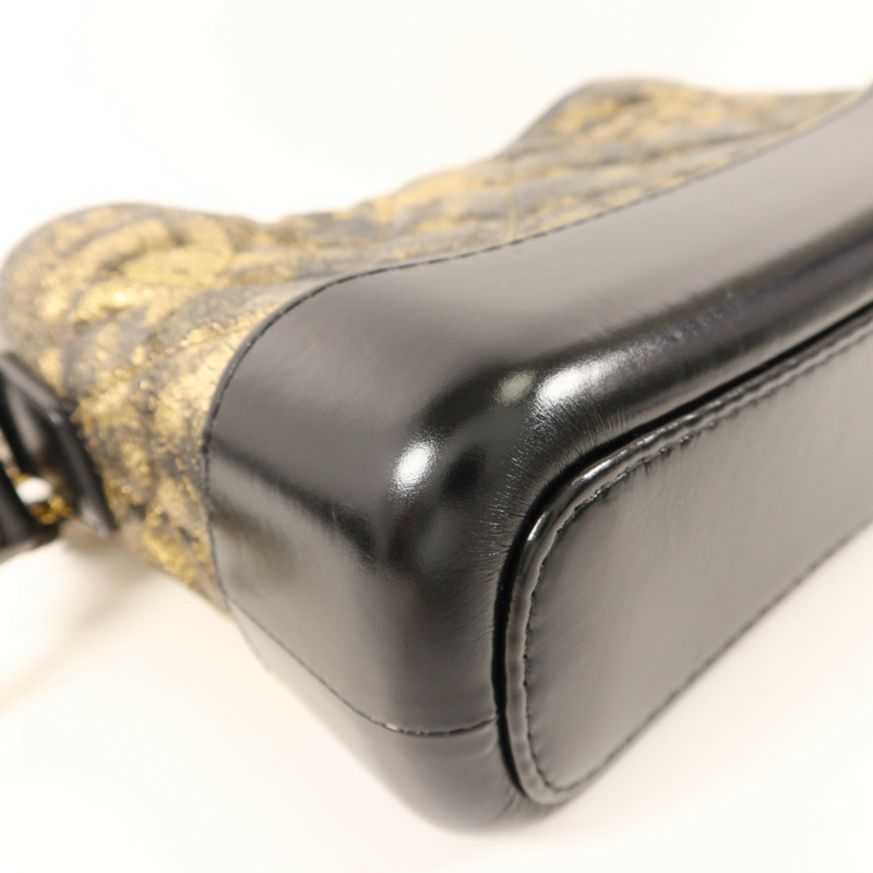 CHANEL 牛皮皮革Gabrielle Small鏈帶肩背袋-14