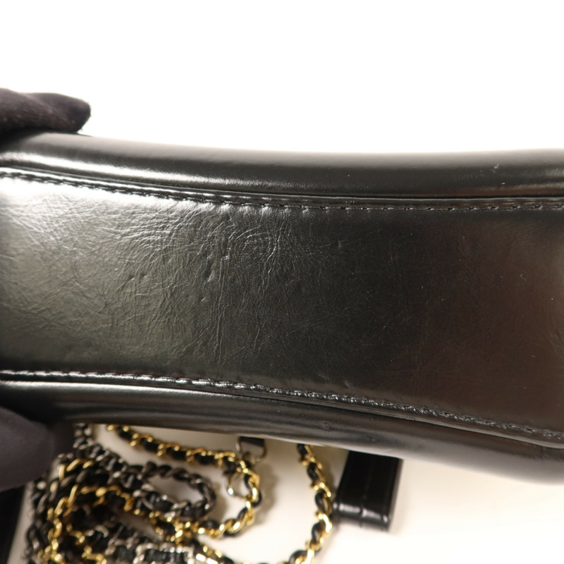 CHANEL 牛皮皮革Gabrielle Small鏈帶肩背袋-18