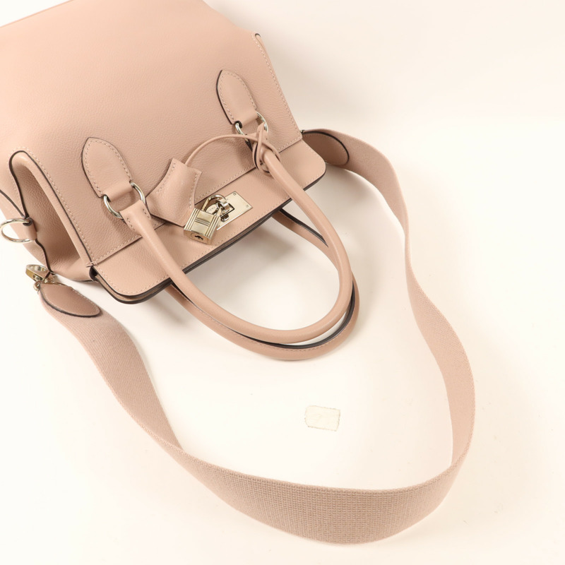 HERMES Evercolor皮革Tool Box 20銀扣手挽肩背兩用袋Glycine-4