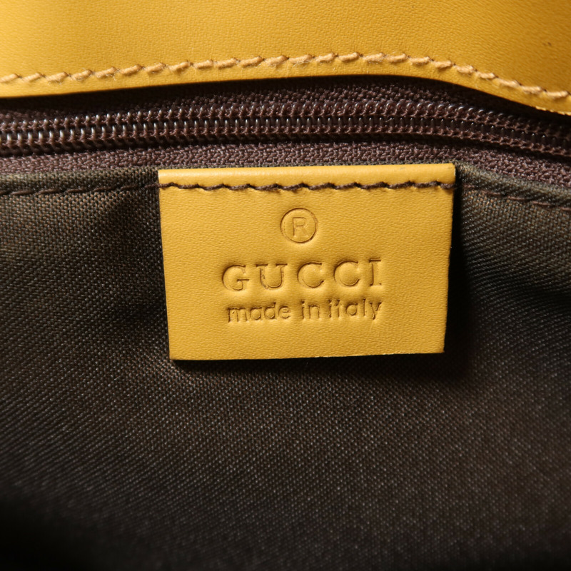 GUCCI 帆布Tote Bag金扣手挽袋-5