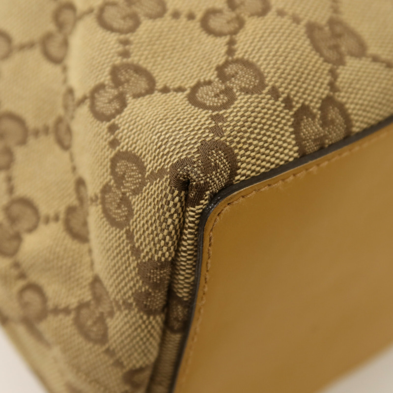 GUCCI 帆布Tote Bag金扣手挽袋-9