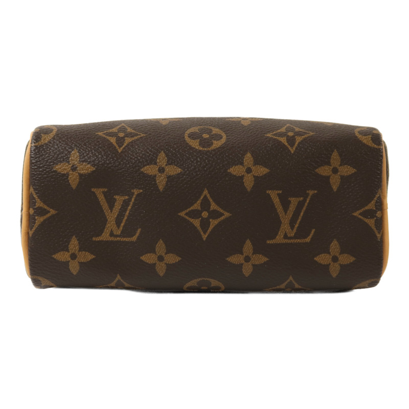 LOUIS VUITTON Monogram Nano Speedy金扣手挽肩背兩用袋-3