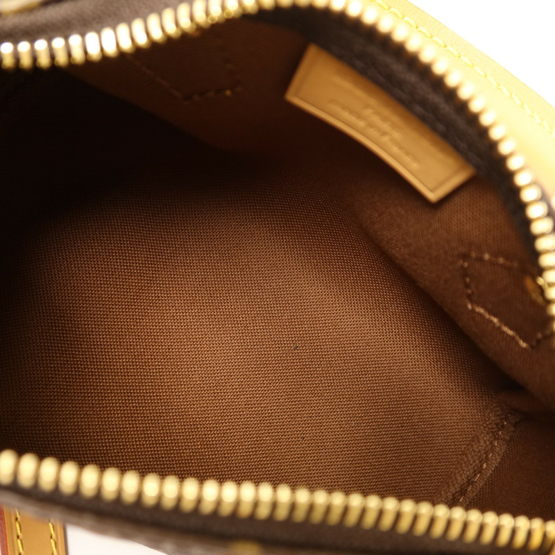 LOUIS VUITTON Monogram Nano Speedy金扣手挽肩背兩用袋-4