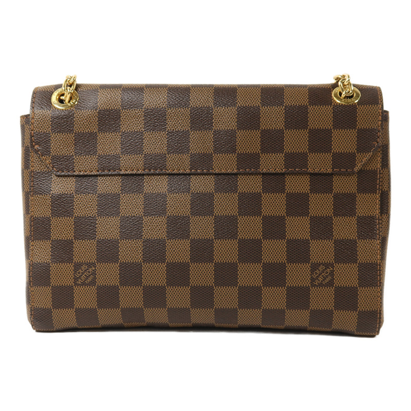 LOUIS VUITTON Damier Vavin PM金扣鏈帶肩背袋-1