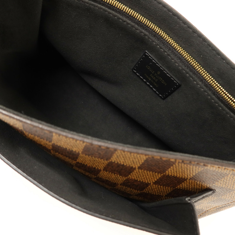 LOUIS VUITTON Damier Vavin PM金扣鏈帶肩背袋-4
