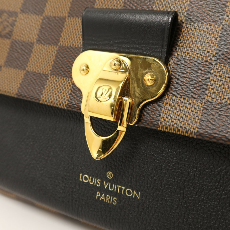LOUIS VUITTON Damier Vavin PM金扣鏈帶肩背袋-9
