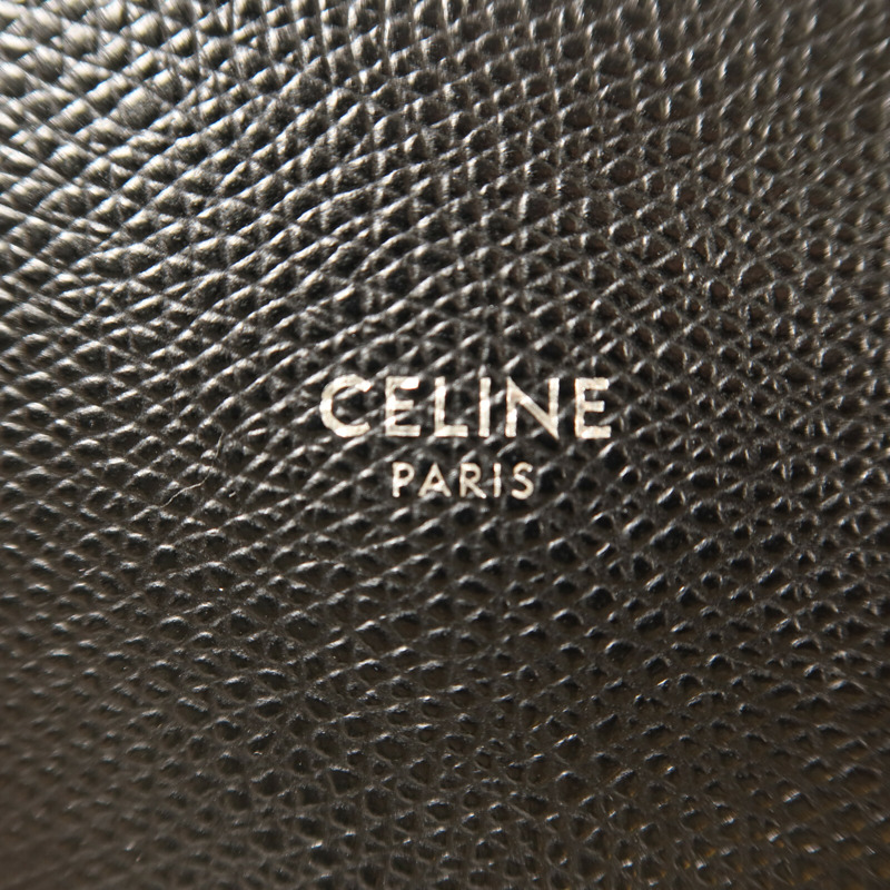 CELINE 牛皮皮革Vertical Cabas Small銀扣手挽肩背兩用袋-5