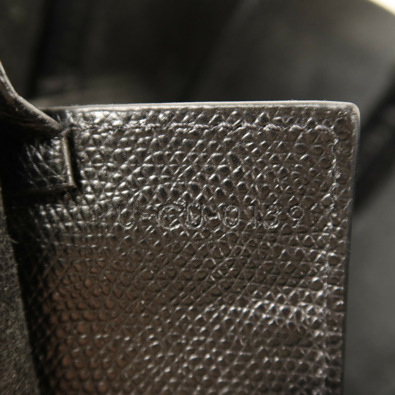 CELINE 牛皮皮革Vertical Cabas Small銀扣手挽肩背兩用袋-7