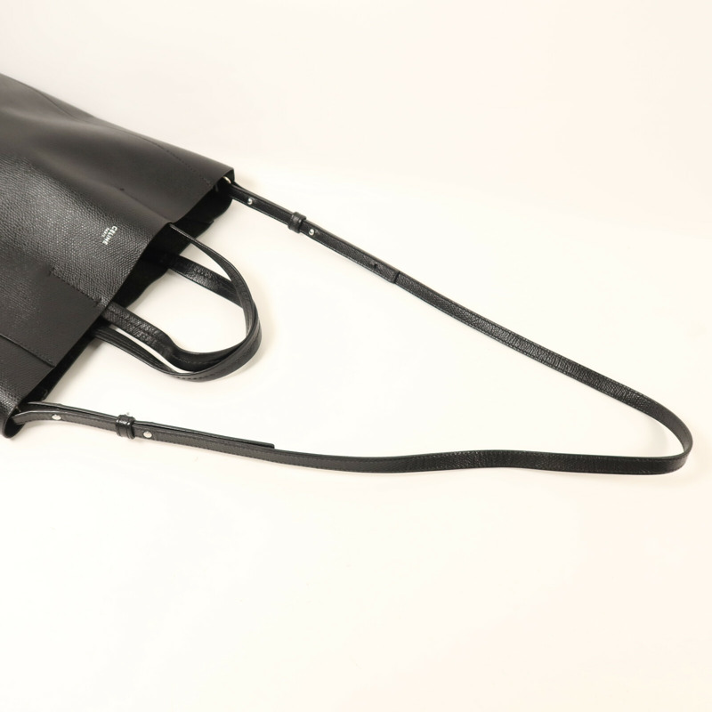 CELINE 牛皮皮革Vertical Cabas Small銀扣手挽肩背兩用袋-8