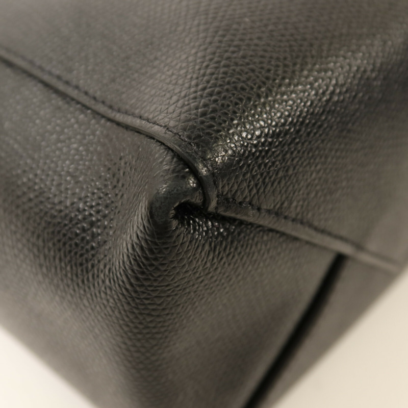 CELINE 牛皮皮革Vertical Cabas Small銀扣手挽肩背兩用袋-10