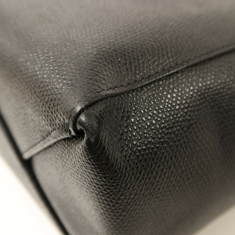 CELINE 牛皮皮革Vertical Cabas Small銀扣手挽肩背兩用袋-13