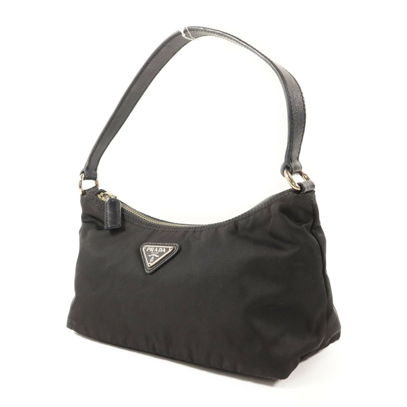 PRADA 尼龍Re-Edition 2005銀扣手挽袋-2