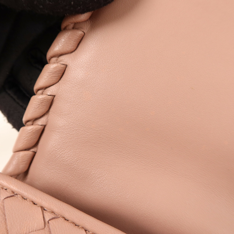 BOTTEGA VENETA 羊皮皮革Olimpia Intrecciato鏈帶肩背袋-18