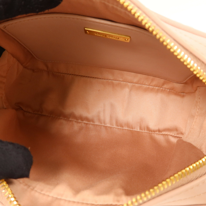 Miu Miu 羊皮皮革Shoulder Bag金扣鏈帶肩背袋-5
