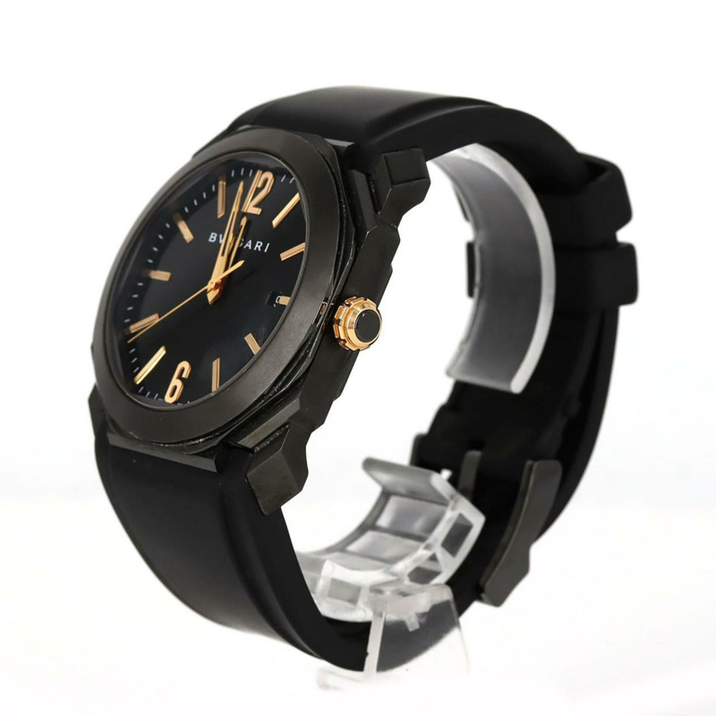 寶格麗 Octo Ultranero DLC BGO41S BGO41BBSVD 不鏽鋼自動腕錶-1