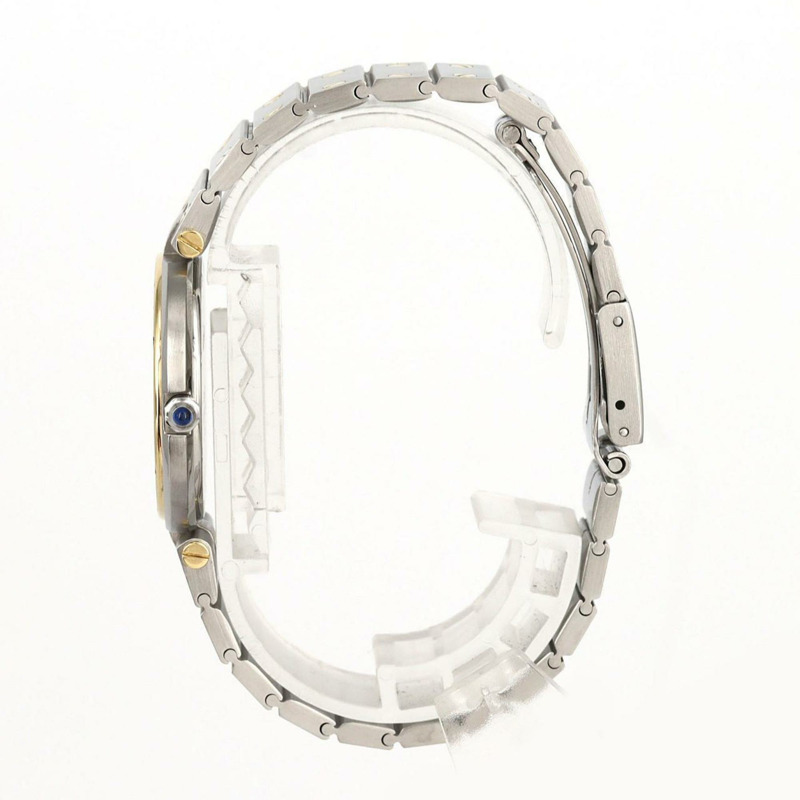 卡地亞 Santos Vendome Aoyama LM YG 組合 83038288 SSxYG 石英腕錶-2