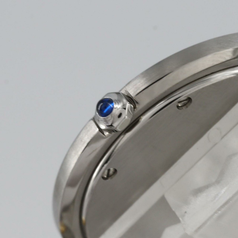 卡地亞 Santos Vendome Aoyama LM YG 組合 83038288 SSxYG 石英腕錶-3