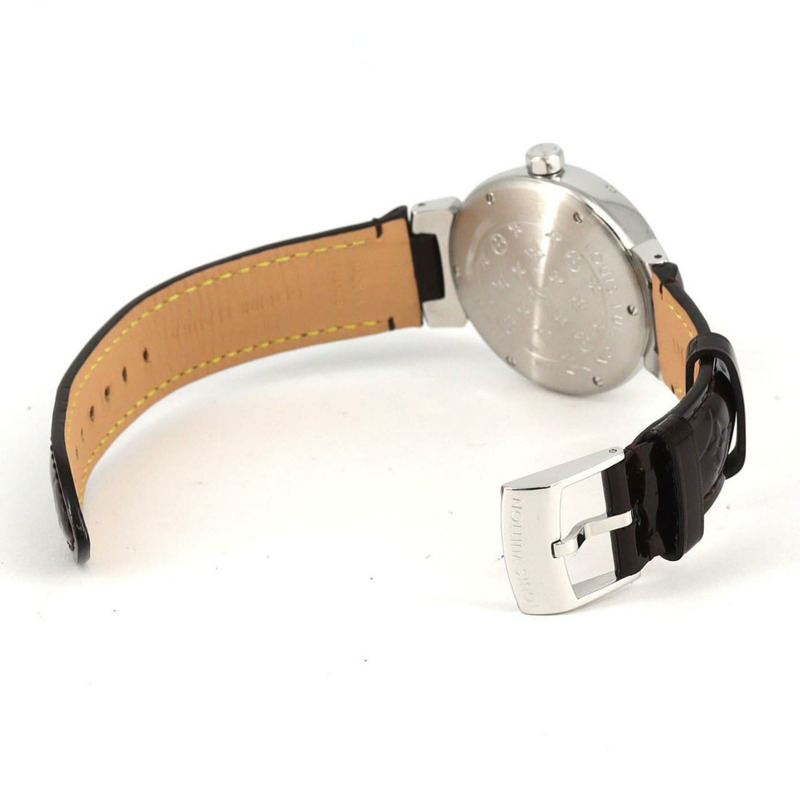 路易威登 Tambour Q1311 SS 石英腕錶-6