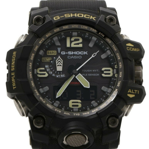 卡西歐 G-SHOCK Master of G Land Mudmaster GWG10001A3JF 黑色樹脂/不銹鋼男士手錶