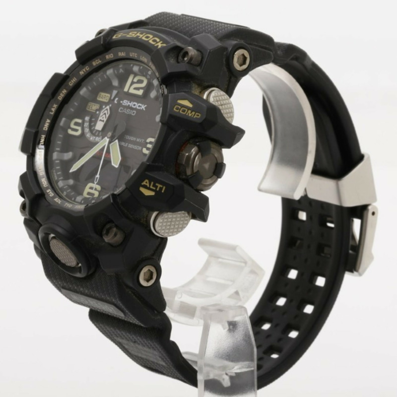 卡西歐 G-SHOCK Master of G Land Mudmaster GWG10001A3JF 黑色樹脂/不銹鋼男士手錶-1