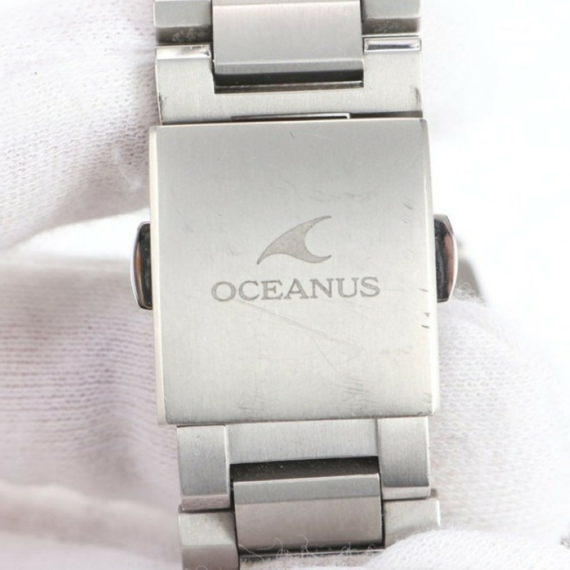 卡西歐 Oceanus OCWG1100TG-1AJF 男士模擬手錶（黑色、藍色、銀色、鈦色）-4