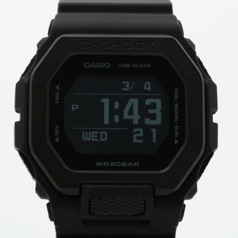 卡西歐 G-SHOCK GLIDE GBX100 系列 GBX100NS1JF 黑色樹脂/不鏽鋼男士數位手錶