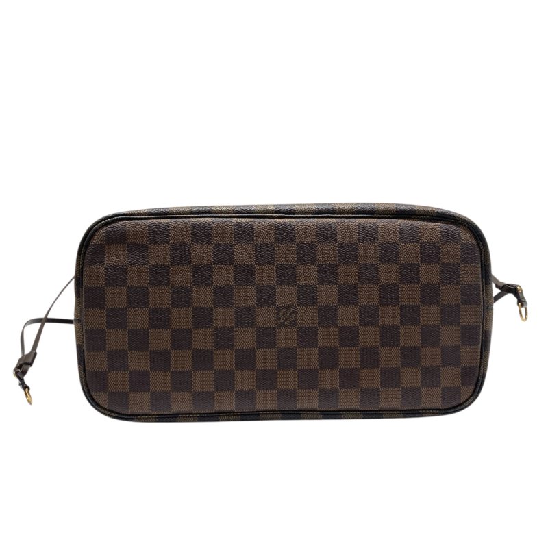 LOUIS VUITTON 路易威登  N41358 NEVERFULL MM 棋盤格托特包 棕色 金釦-5