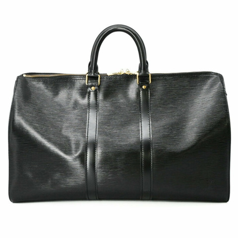路易威登 Keepall 45 波士頓包，黑色 Epi 皮革，M42972