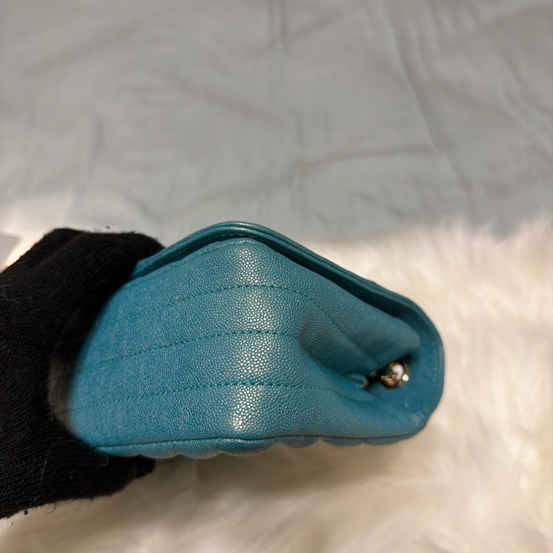 Chanel Small Chevron Caviar Statement Flap-2