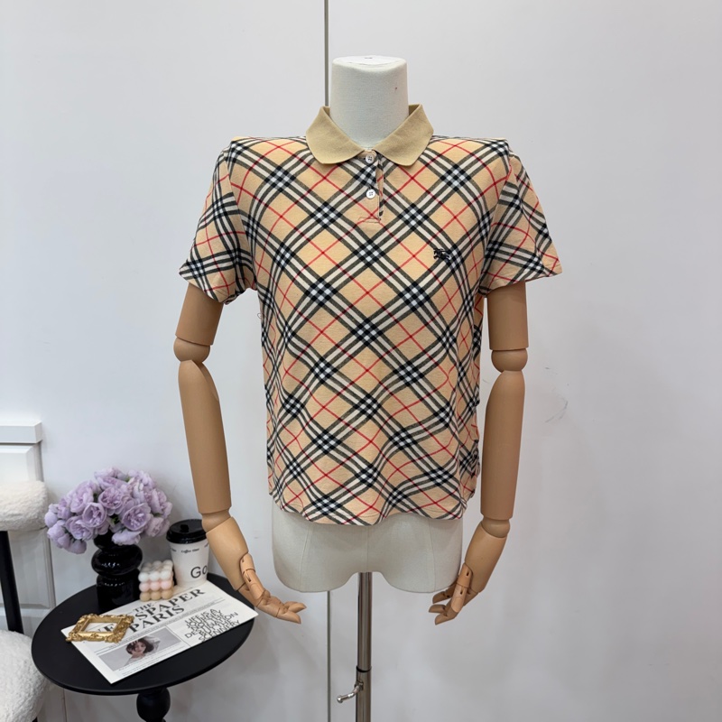 Burberry 經典格紋短袖 Polo 衫-0