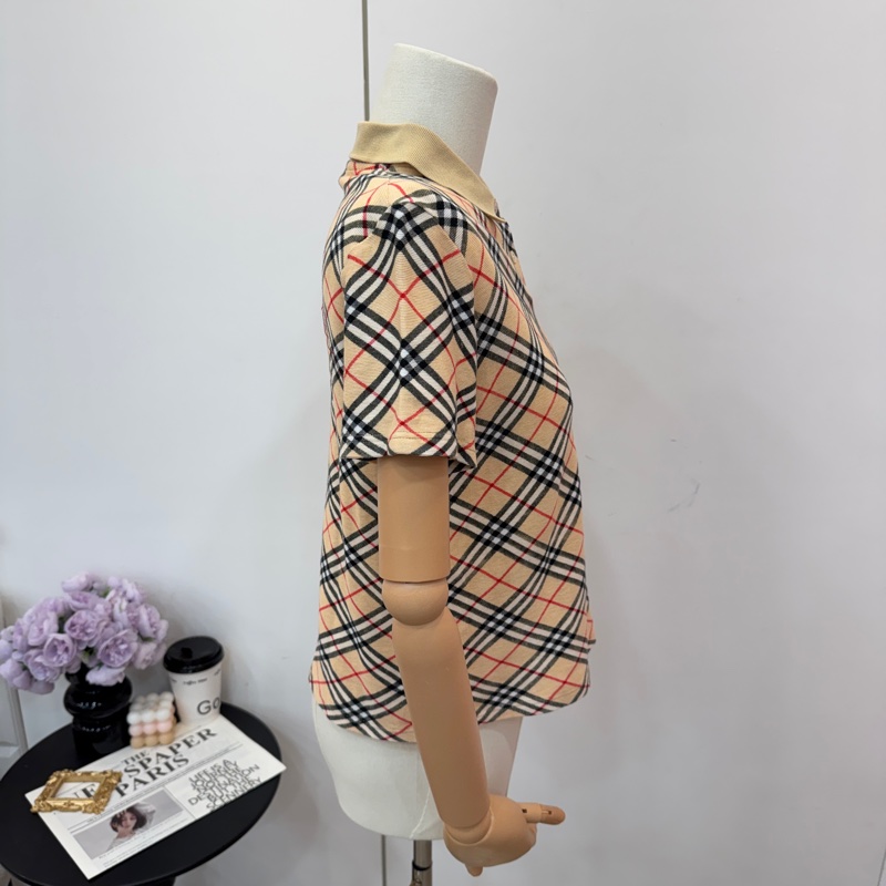 Burberry 經典格紋短袖 Polo 衫-3