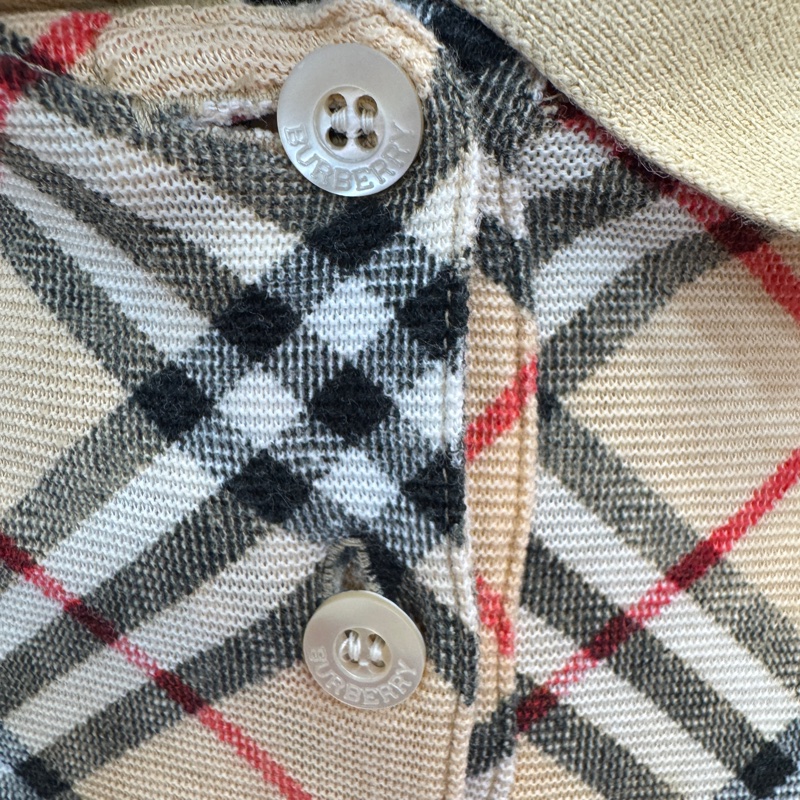Burberry 經典格紋短袖 Polo 衫-5