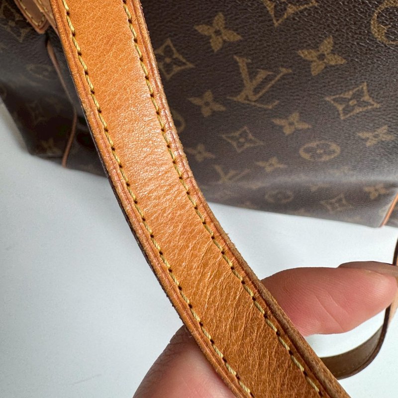 🩷容量超大 LV 經典花紋雙口袋肩背包-6